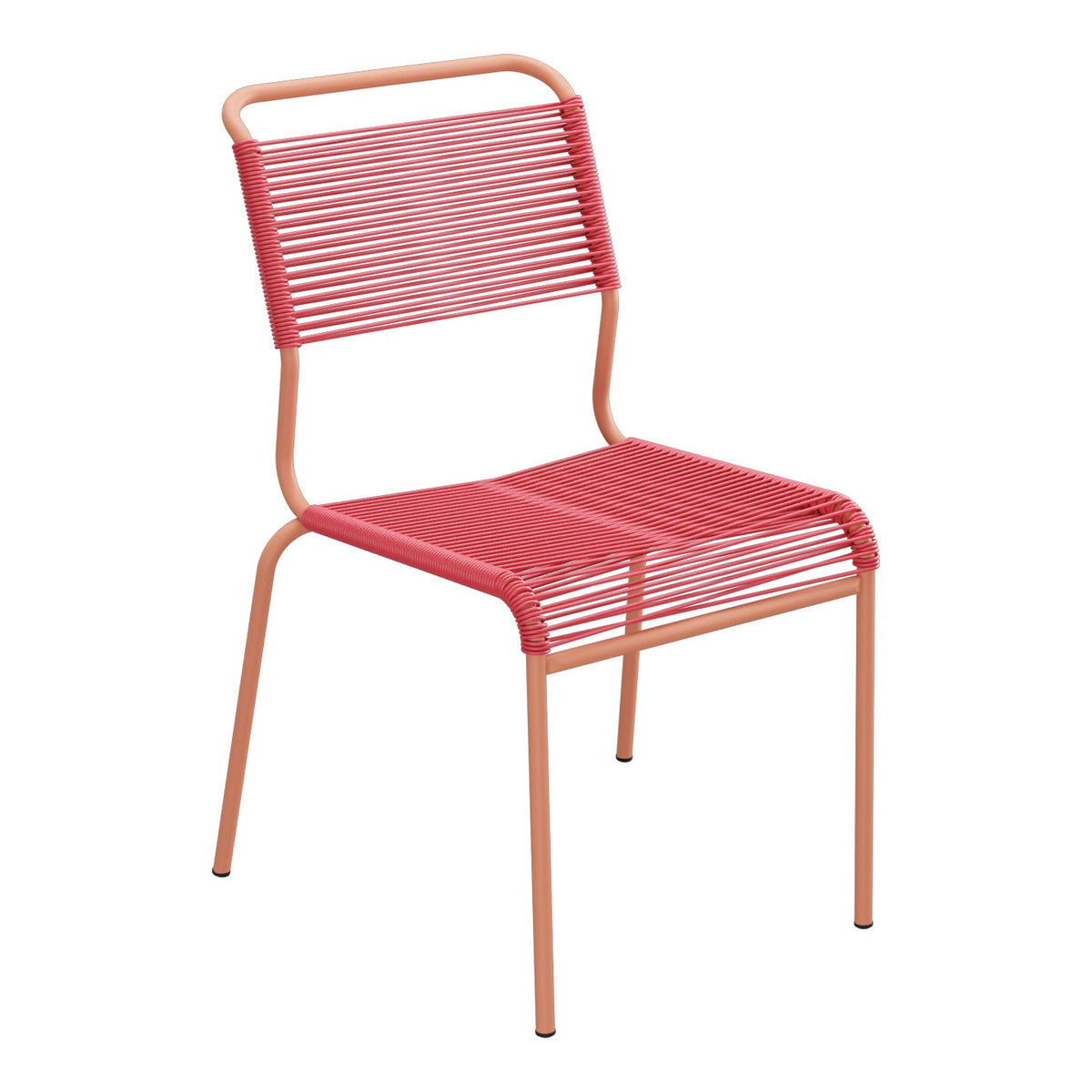 Schaffner Säntis Chaise Spaghetti – Rouge Érable 33 / Terracotta 84
