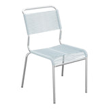Schaffner Säntis Chaise Spaghetti – Bleu Pastel 51 / Galvanisé à chaud 02