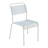 Schaffner Säntis Chaise Spaghetti – Bleu Pastel 51 / Sable Pastel 15