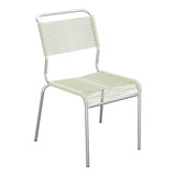 Schaffner Säntis Chaise Spaghetti – Vert Pastel 64 / Galvanisé à chaud 02