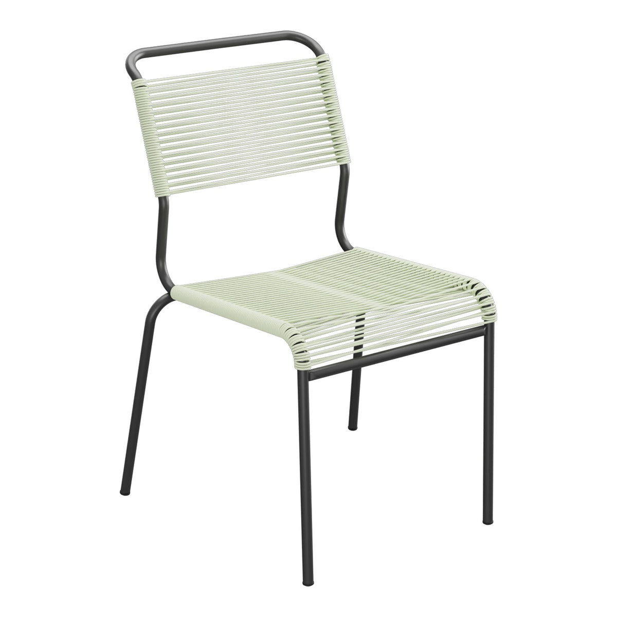 Schaffner Säntis Chaise Spaghetti – Vert Pastel 64 / Anthracite 77