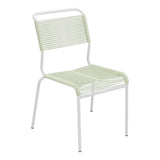 Schaffner Säntis Chaise Spaghetti – Vert Pastel 64 / Blanc 90