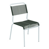 Schaffner Säntis Chaise Spaghetti – Vert Sapin 66 / Bleu Pastel 51