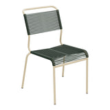Schaffner Säntis Chaise Spaghetti – Vert Sapin 66 / Marron Pastel 83