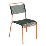 Schaffner Säntis Chaise Spaghetti – Vert Sapin 66 / Terracotta 84