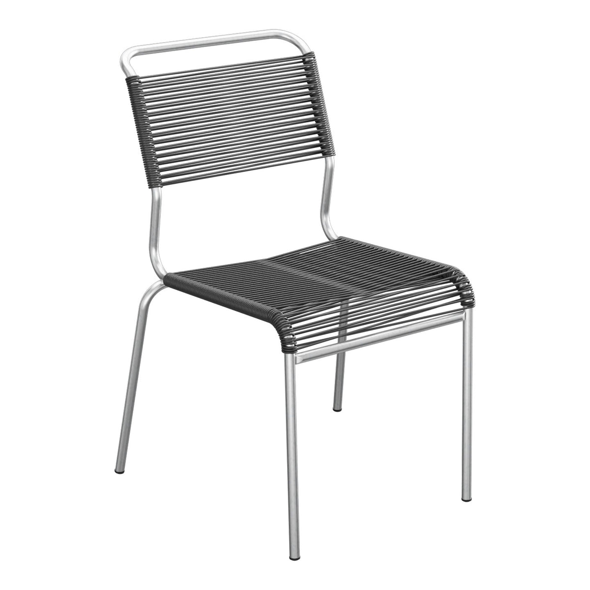 Schaffner Säntis Chaise Spaghetti – Anthracite 77 / Galvanisé à chaud 02