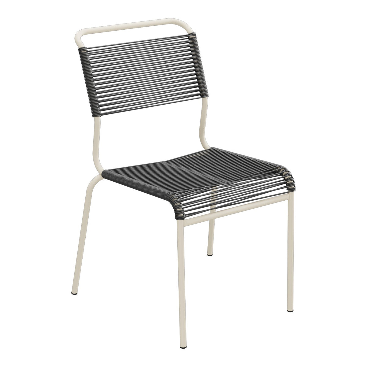 Schaffner Säntis Chaise Spaghetti – Anthracite 77 / Sable Pastel 15