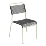 Schaffner Säntis Chaise Spaghetti – Anthracite 77 / Vert Pastel 64