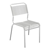 Schaffner Säntis Chaise Spaghetti – Gris Argent 78 / Galvanisé à chaud 02