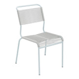 Schaffner Säntis Chaise Spaghetti – Gris Argent 78 / Bleu Pastel 51