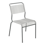 Schaffner Säntis Chaise Spaghetti – Gris Argent 78 / Graphite 73