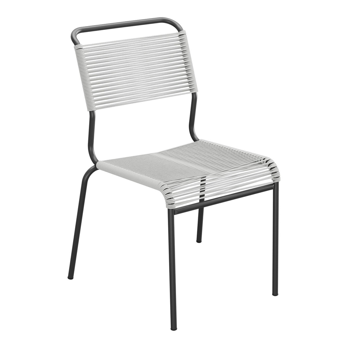 Schaffner Säntis Chaise Spaghetti – Gris Argent 78 / Anthracite 77