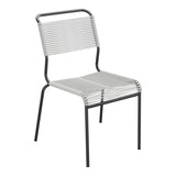 Schaffner Säntis Chaise Spaghetti – Gris Argent 78 / Anthracite 77