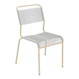 Schaffner Säntis Chaise Spaghetti – Gris Argent 78 / Marron Pastel 83