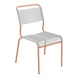 Schaffner Säntis Chaise Spaghetti – Gris Argent 78 / Terracotta 84