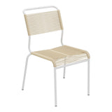Schaffner Säntis Chaise Spaghetti – Marron Pastel 83 / Blanc 90