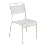 Schaffner Säntis Chaise Spaghetti – Blanc 90 / Sable Pastel 15