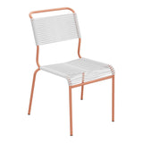 Schaffner Säntis Chaise Spaghetti – Blanc 90 / Terracotta 84