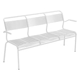 Schaffner Säntis Banc Spaghetti 3 places avec accoudoirs – Blanc 90 / Blanc 90