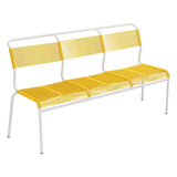 Schaffner Säntis Banc Spaghetti 3 places sans accoudoirs – Jaune 11 / Blanc 90