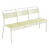 Schaffner Säntis Banc Spaghetti 3 places sans accoudoirs – Jaune Buis 18 / Sable Pastel 15