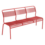 Schaffner Säntis Banc Spaghetti 3 places sans accoudoirs – Rouge 30 / Rouge 30