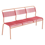 Schaffner Säntis Banc Spaghetti 3 places sans accoudoirs – Rouge Érable 33 / Terracotta 84