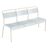 Schaffner Säntis Banc Spaghetti 3 places sans accoudoirs – Bleu Pastel 51 / Sable Pastel 15