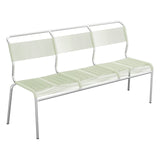 Schaffner Säntis Banc Spaghetti 3 places sans accoudoirs – Vert Pastel 64 / Galvanisé à chaud 02