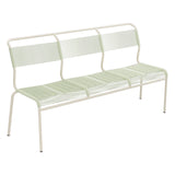 Schaffner Säntis Banc Spaghetti 3 places sans accoudoirs – Vert Pastel 64 / Sable Pastel 15