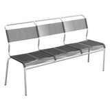Schaffner Säntis Banc Spaghetti 3 places sans accoudoirs – Anthracite 77 / Galvanisé à chaud 02