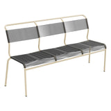 Schaffner Säntis Banc Spaghetti 3 places sans accoudoirs – Anthracite 77 / Marron Pastel 83