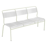Schaffner Säntis Banc Spaghetti 3 places sans accoudoirs – Blanc 90 / Vert Pastel 64
