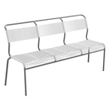 Schaffner Säntis Banc Spaghetti 3 places sans accoudoirs – Blanc 90 / Graphite 73