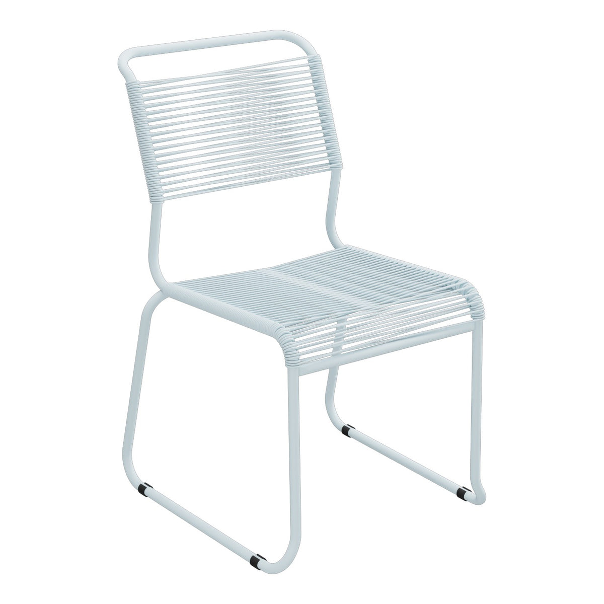 Schaffner Säntis Chaise luge Spaghetti – Bleu Pastel 51 / Bleu Pastel 51