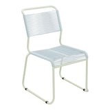 Schaffner Säntis Chaise luge Spaghetti – Bleu Pastel 51 / Vert Pastel 64