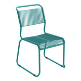 Schaffner Säntis Chaise luge Spaghetti – Bleu Kali 56 / Bleu Kali 56