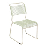 Schaffner Säntis Chaise luge Spaghetti – Vert pastel 64 / Sable Pastel 15