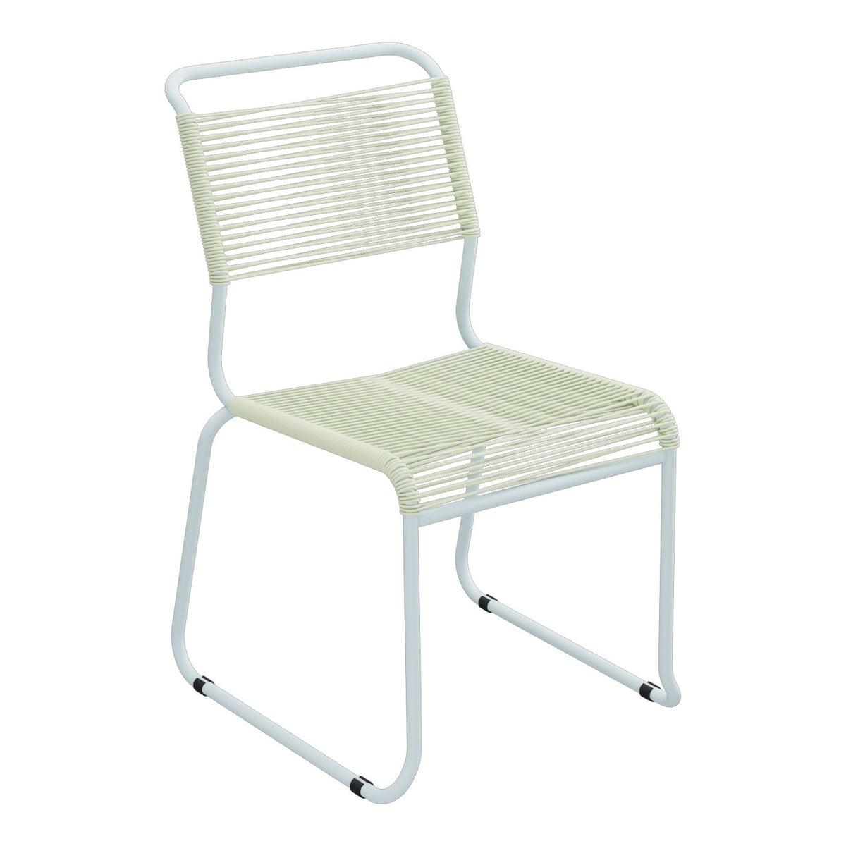 Schaffner Säntis Chaise luge Spaghetti – Vert pastel 64 / Bleu Pastel 51