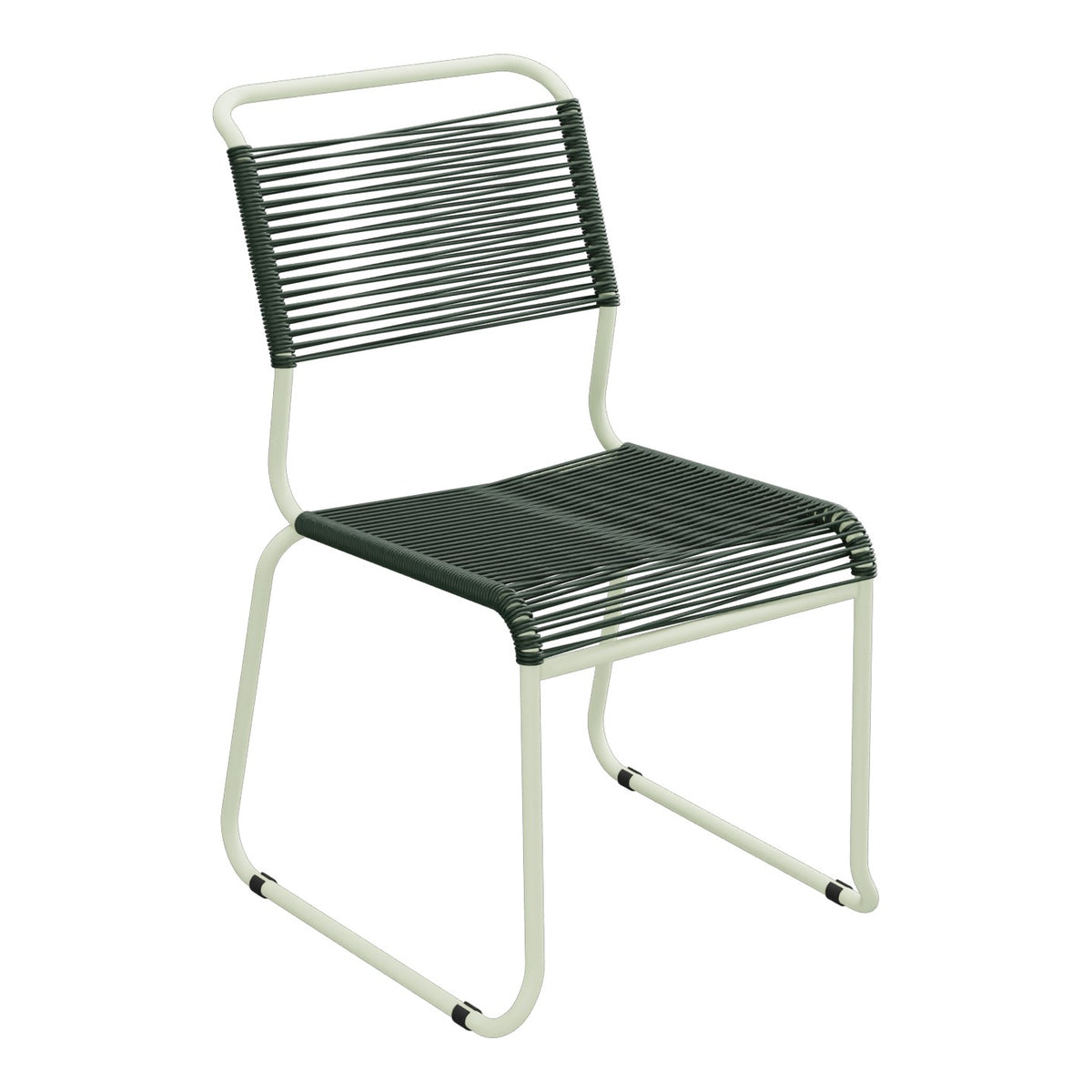 Schaffner Säntis Chaise luge Spaghetti – Vert Sapin 66 / Vert Pastel 64