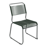 Schaffner Säntis Chaise luge Spaghetti – Vert Sapin 66 / Graphite 73