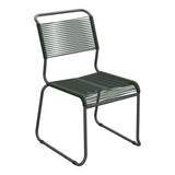 Schaffner Säntis Chaise luge Spaghetti – Vert Sapin 66 / Noir 91