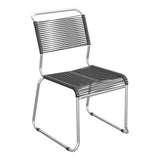 Schaffner Säntis Chaise luge Spaghetti – Anthracite 77 / Galvanisé à chaud 02