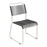 Schaffner Säntis Chaise luge Spaghetti – Anthracite 77 / Vert Pastel 64