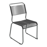 Schaffner Säntis Chaise luge Spaghetti – Anthracite 77 / Graphite 73