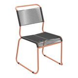 Schaffner Säntis Chaise luge Spaghetti – Anthracite 77 / Terracotta 84