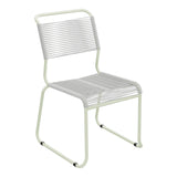 Schaffner Säntis Chaise luge Spaghetti – Gris Argent 78 / Vert Pastel 64