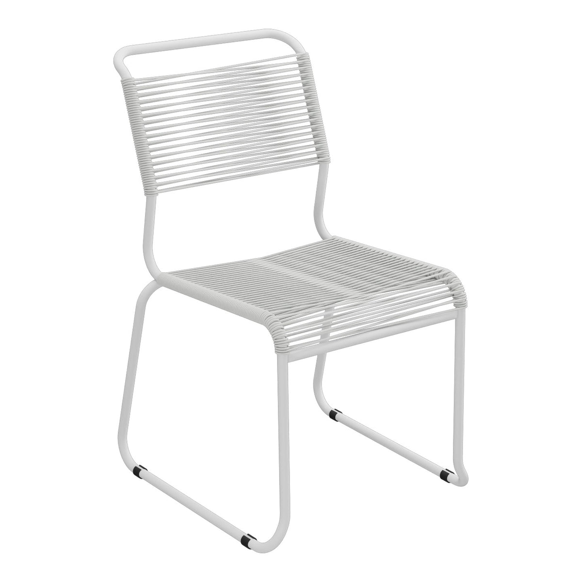Schaffner Säntis Chaise luge Spaghetti – Gris Argent 78 / Gris Argent 78