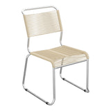 Schaffner Säntis Chaise luge Spaghetti – Marron Pastel 83 / Galvanisé à chaud 02