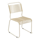 Schaffner Säntis Chaise luge Spaghetti – Marron Pastel 83 / Sable Pastel 15